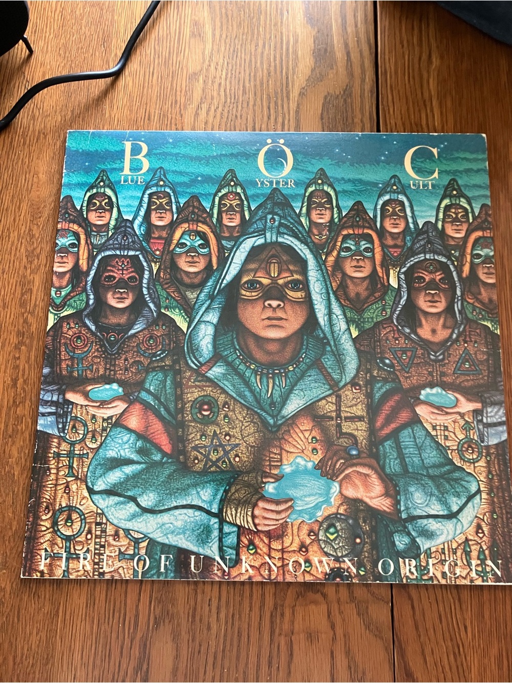 Vintage 1981 Blue Oyster Cult “Fire of Unknown Origin” First Pressing #BL 37389